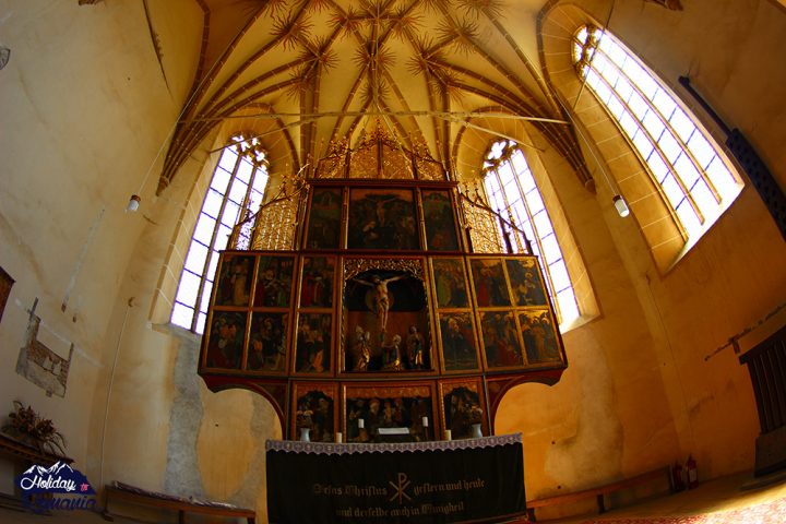 Biertan Fortified Church Altar by Holiday to Romania