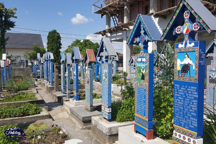 Merry Cemetery Sapanta by Holiday to Romania
