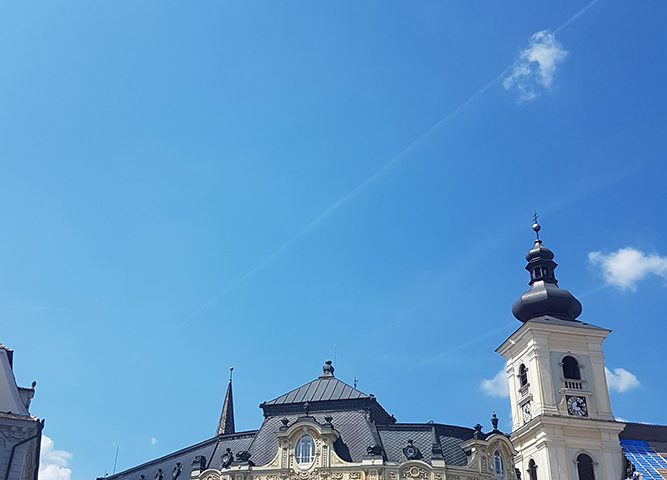 Sibiu City Hall by Holiday to Romania