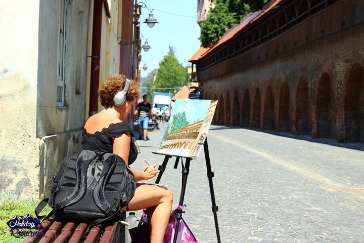 Streets in Sibiu by Holiday to Romania