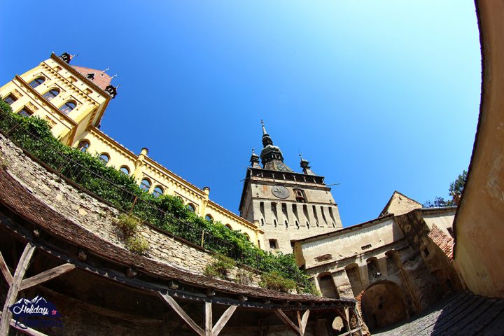 The Clock Tower Sighisoara by Holiday to Romania