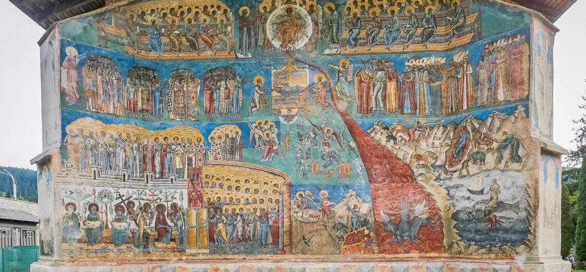 Voronet Painted Monastery in Bucovina