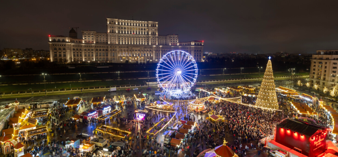 Sibiu Romania Christmas market